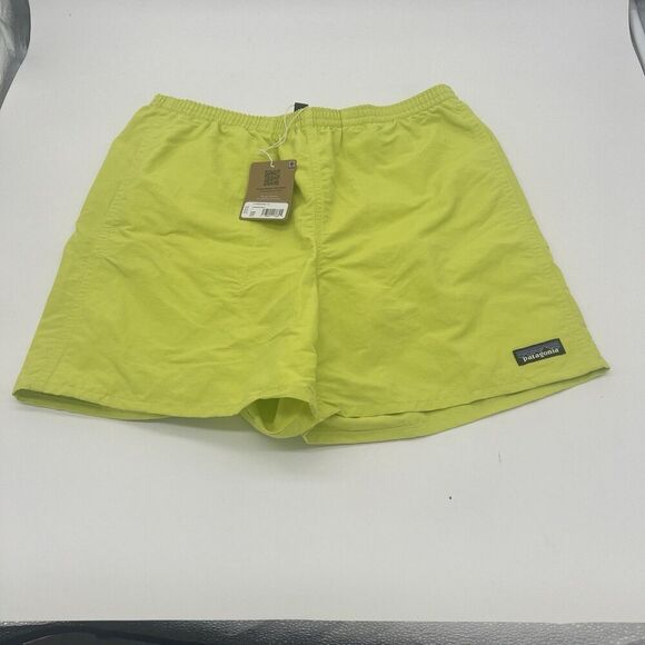 Patagonia Men’s 5” Baggies Shorts Phosphorus Green New With Tags Size XL - Picture 1 of 4